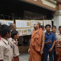 His Holiness visiting the exhibition